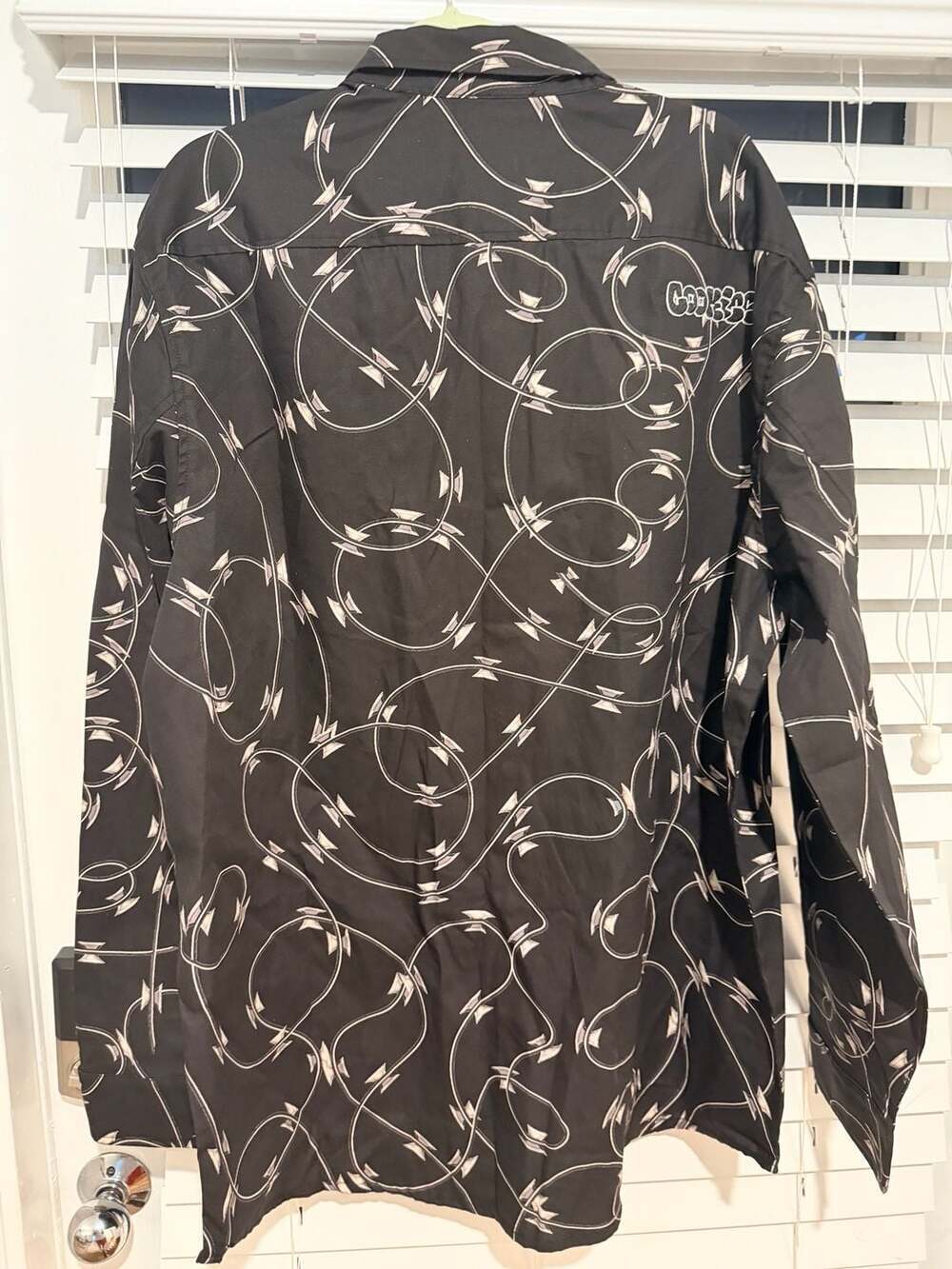 Cookies Livewire All Over Print Long Sleeve Buttondown Shirt 3XL - Picture 9 of 9